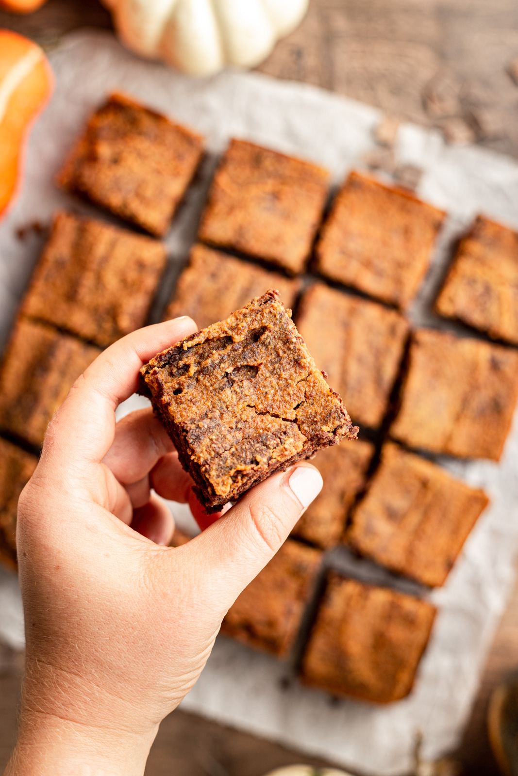 Vegan Pumpkin Brownies